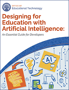Designing for Education with Artificial Intelligence publication cover